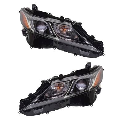 Rareelectrical - New Pair Of Led Headlights Compatible With Toyota Camry Hybrid Le Sedan 4 Door 2.5L 2019 2020 By - Image 1