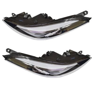 Rareelectrical - New Pair Of Headlights Compatible With Hyundai Elantra Value Edition Sedan 2016 By Part Numbers - Image 4
