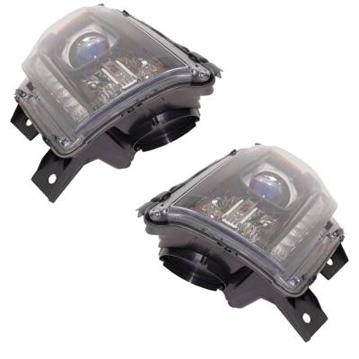 Rareelectrical - New Pair Of Headlights Compatible With Dodge Durango Pursuit Sport Utility 2018 2019 2020 By Part - Image 4