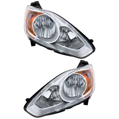 Rareelectrical - New Pair Of Headlights Compatible With Ford C-Max Energi Sel Hatchback 2013 2014 2015 2016 By Part - Image 5
