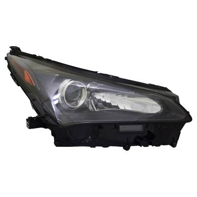 New Passenger Right Headlight Lens Housing Compatible With 2015-2017 Lexus Nx200t F Sport 2.0L