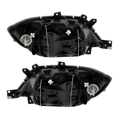 Rareelectrical - New Pair Of Halogen Headlight Compatible With Dodge Sprinter 2500 3500 2003-2006 By Part Number - Image 2