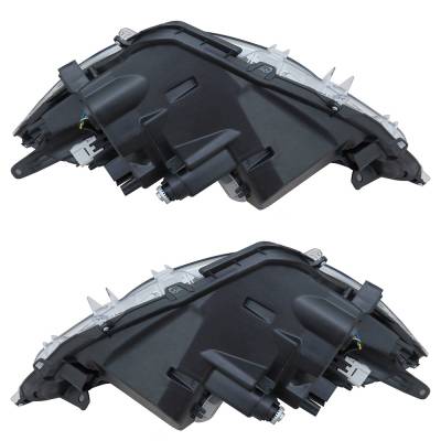 Rareelectrical - New Pair Of Headlights Compatible With Toyota Prius C One Hatchback 2015 2016 2017 By Part Numbers - Image 3