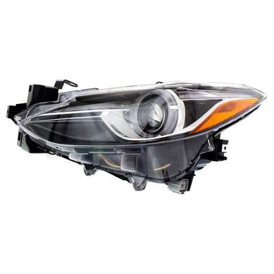 New Driver Side Hid Headlight Compatible With Mazda 3 Hatchback 2014-2018 By Part Number