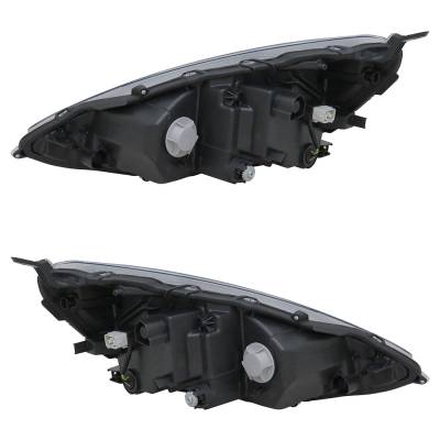Rareelectrical - New Pair Of Headlights Compatible With Toyota Prius C Four Hatchback 2015 2016 2017 By Part Numbers - Image 1