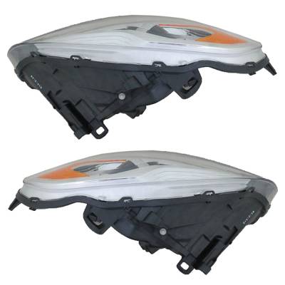 Rareelectrical - New Pair Of Headlights Compatible With Volvo Xc60 Momentum Rd Sport Utility 2014 2015 2016 2017 By - Image 3