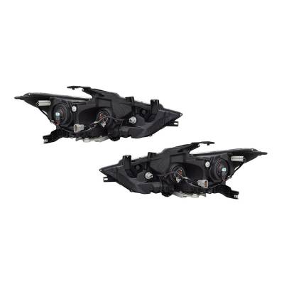 Rareelectrical - New Pair Of Headlights Compatible With Nissan Maxima Platinum Sl 2016 26010-4Rf0b 26010-4Rf0a - Image 2