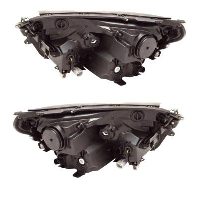 Rareelectrical - New Pair Of Led Headlights Compatible With Toyota Rav4 Hybrid Limited Sport Utility 4 Door 2.5L 2016 - Image 2