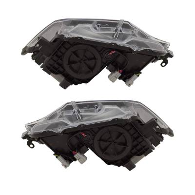 Rareelectrical - New Pair Of Led Headlights Compatible With Toyota Rav4 Platinum Sport Utility 4 Door 2.5L 2017 2018 - Image 3