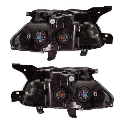Rareelectrical - New Pair Of Halogen Headlights Compatible With Toyota Tacoma Sr5 Crew Extended Cab Pickup 2.7L 3.5L - Image 2