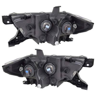 Rareelectrical - New Pair Of Halogen Headlights Compatible With Toyota Tacoma Sr5 Crew Extended Cab Pickup 2.7L 3.5L - Image 4
