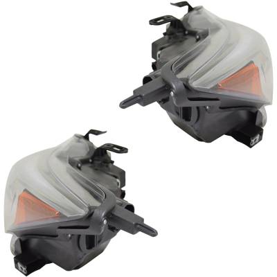 Rareelectrical - New Pair Of Headlights Compatible With Infiniti Q50 Hybrid Luxe Sedan 2018 By Part Numbers In2503179 - Image 5
