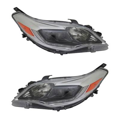 Rareelectrical - New Pair Of Halogen Headlights Compatible With Toyota Avalon Hybrid Xle Premium Sedan 2.5L 2016 2017 - Image 6