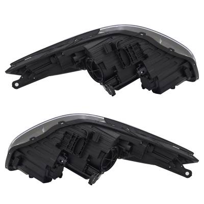 Rareelectrical - New Pair Of Halogen Headlights Compatible With Hyundai Elantra Coupe Se Coupe 2 Door 1.8L 2013 By - Image 2