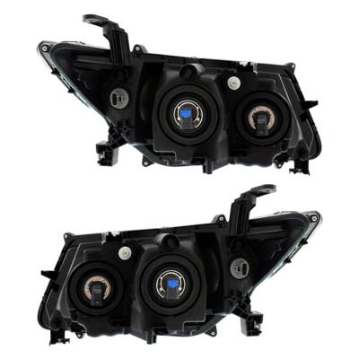 Rareelectrical - New Pair Of Halogen Headlight Compatible With Honda Odyssey Mini Passenger Van 2014-2017 By Part - Image 2