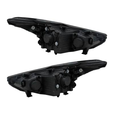 Rareelectrical - New Pair Of Halogen Headlight Compatible With Hyundai Santa Fe Limited Sport 2013-2016 By Part - Image 2