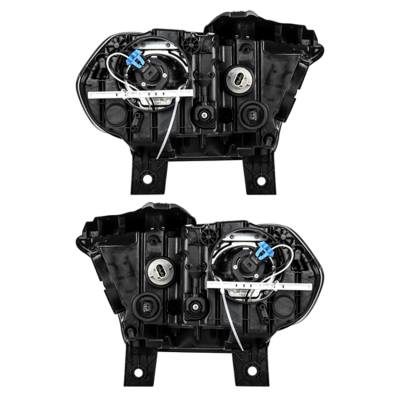 Rareelectrical - New Pair Of Halogen Headlight Compatible With Dodge Durango Rallye Sport 2014-2015 By Part Number - Image 2