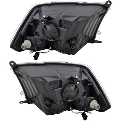 Rareelectrical - New Pair Headlights Compatible With Ram 1500 Big Horn Standard Cab 3.0L 3.6L 5.7L 2013 2014 2015 - Image 2