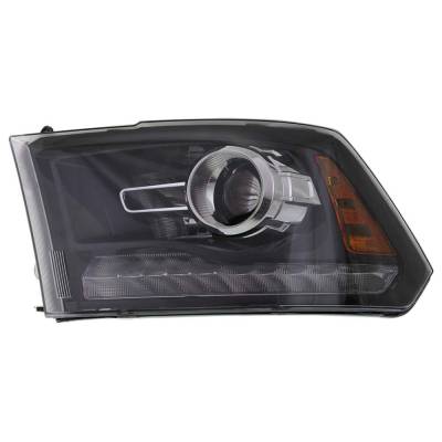 Rareelectrical - New Left Headlight Compatible With Ram 1500 Big Horn Extended Cab 3.0L 3.6L 5.7L 2013 2014 By Part - Image 1