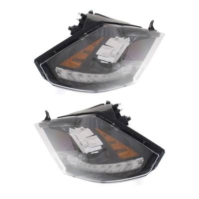 Rareelectrical - New Pair Of Halogen Headlights Compatible With Ram 1500 Lone Star Extended Standard 3.0L 2016 2017 - Image 3