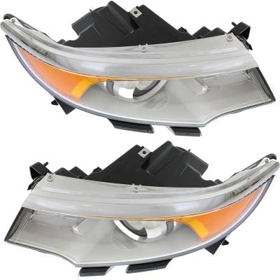 Rareelectrical - New Pair Of Headlights Compatible With Ford Edge Limited Se Sel Sport Utility 2011-2014 By Part - Image 5