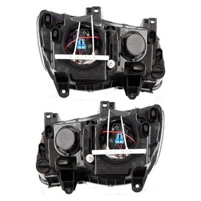 Rareelectrical - New Pair Of Headlight Compatible With Chrysler 300 Srt8 Sedan 2011-2014 By Part Number 68143002Ac - Image 2