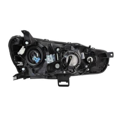 Rareelectrical - New Left Side Headlights Compatible With Mitsubishi Lancer Evolution Mr 2009 2010 2011 2012 2013 - Image 2