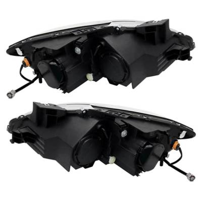 Rareelectrical - New Pair Of Halogen Headlight Compatible With Mazda Cx-9 Grand Touring Sport 2010-2012 By Part - Image 2
