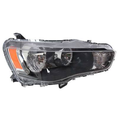 Rareelectrical - Right Passenger Halogen Headlight Compatible With 2010 2011 2012 2013 Mitsubishi Outlander Es Se Ls - Image 1