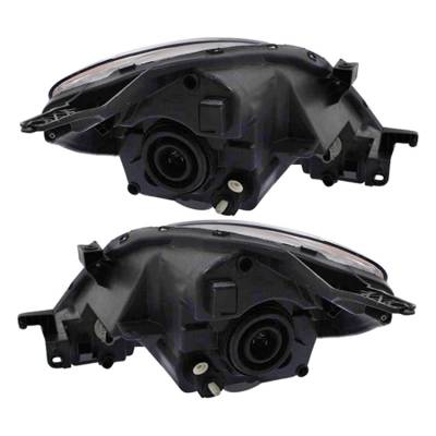 Rareelectrical - New Pair Of Headlight Compatible With Nissan Versa Sedan 2012-2014 By Part Number 26010-3An0b - Image 2
