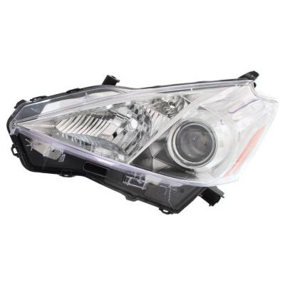 New Left Halogen Headlight Compatible With Toyota Prius V Three Wagon 1.8L 2012 2013 2014 By Part