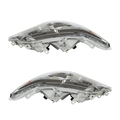 Rareelectrical - New Pair Of Halogen Headlights Compatible With Toyota Camry Xle Sedan 4 Door 2012 2013 2014 By Part - Image 3