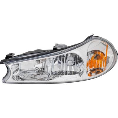 Headlight Compatible With 1998-2000 Ford Contour Left Driver Side Replaces Xs2z13008ba 20-5166-00