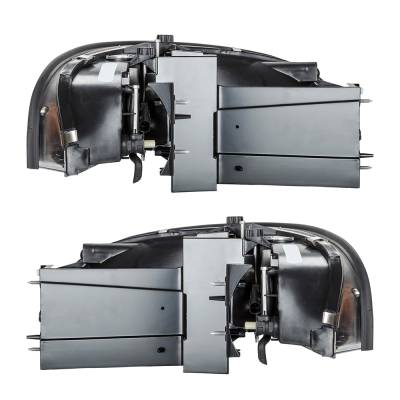 Rareelectrical - New Pair Of Headlights Compatible With Buick Park Avenue Ultra Sedan 4 Door 3.8L 1997 1998 1999 2000 - Image 4