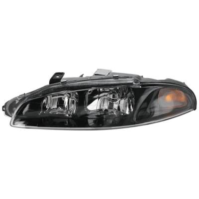 Headlight Compatible With 1997-1999 Mitsubishi Eclipse 2.0L I4 Left Driver Side 210Hp Replaces