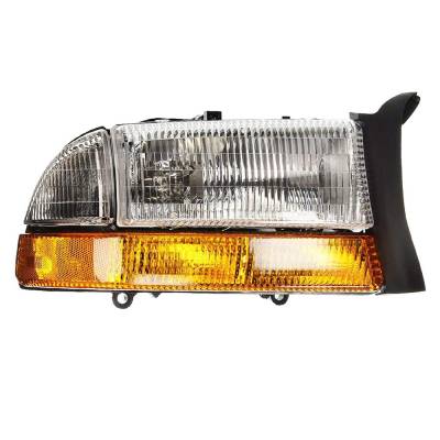 Rareelectrical - New Right Headlight Compatible With Dodge Dakota Slt Sport Crew Cab 2000 2001 2002 2003 2004 By Part - Image 1