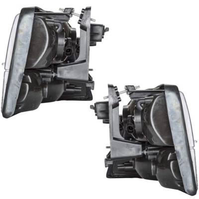 Rareelectrical - New Pair Of Headlights Compatible With Oldsmobile Bravada Base Sport Utility 1998 1999 2000 2001 By - Image 5