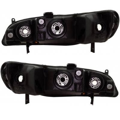 Rareelectrical - New Pair Of Headlights Compatible With Nissan Altima Gxe Sedan 2.4L 1998 1999 By Part Number - Image 2