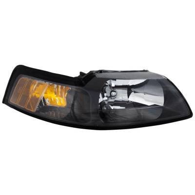 Rareelectrical - Headlight Compatible With 1999-2004 Ford Mustang Right Passenger Side Replaces 20-5695-91A 20569591A - Image 1