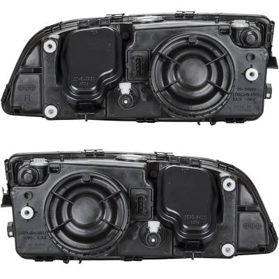 Rareelectrical - New Pair Of Headlights Compatible With Volvo C70 S70 Awd Glt T5 Se Convertible Coupe Sedan 2.3L 2.4L - Image 2