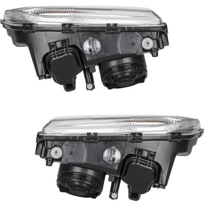 Rareelectrical - New Pair Of Headlights Compatible With Volvo C70 S70 Awd Glt T5 Se Convertible Coupe Sedan 2.3L 2.4L - Image 5