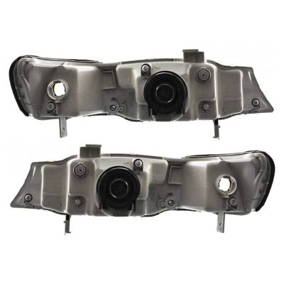 Rareelectrical - New Pair Of Headlights Compatible With Honda Odyssey Ex Mini Van 3.5L 1999 2000 2001 2002 2003 2004 - Image 2