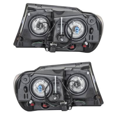 Rareelectrical - New Pair Of Headlights Compatible With Jeep Grand Cherokee Limited 4.7L 1999 2000 2001 2002 2003 - Image 2