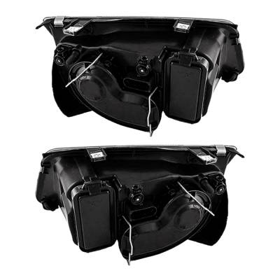 Rareelectrical - New Pair Of Headlights Compatible With Volkswagen Jetta Base Confortline Europa Sedan 1999 2000 2001 - Image 2