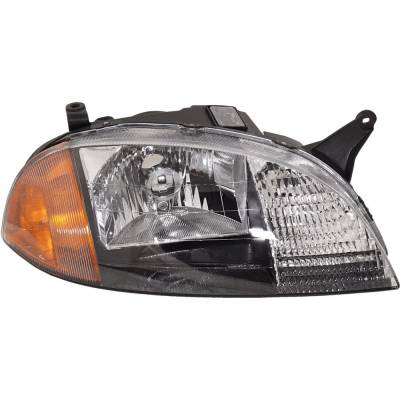 Headlight Compatible With 1998-2001 Suzuki Swift Metr Right Passenger Side Chevrolet Metro Replaces