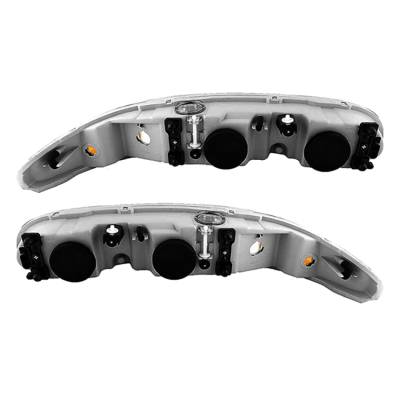 Rareelectrical - New Pair Of Headlights Compatible With Oldsmobile Alero Gl Sedan 2.2 2.4 3.4 1999 2000 2001 2002 - Image 2
