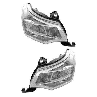 Rareelectrical - New Pair Of Halogen Headlights Compatible With Ford Focus Sel Sedan 4 Door 2.0L 2009 2010 2011 By - Image 6