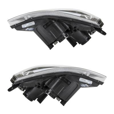 Rareelectrical - New Pair Of Headlights Compatible With Kia Sedona Lx Mini Passenger Van 4-Door 3.8L 2007 By Part - Image 3