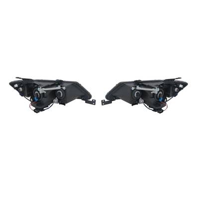 Rareelectrical - New Headlight Pair Compatible With Mitsubishi Outlander 2007 2008 Halogen 8301A918 8301A917 - Image 2