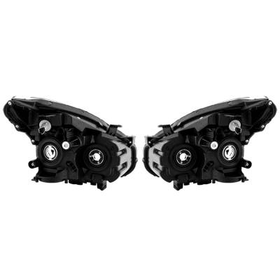 Rareelectrical - New Pair Of Headlight Compatible With Nissan Rogue S Sl Krom Sport 2.5L 2009-2010 By Part Number - Image 2